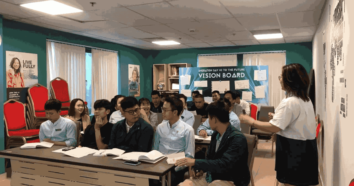 CORPORATE TRAINING: Specialised English Training at Sheraton Grand Danang Resort & Convention Center - Enhancing Service Quality and Professionalism.